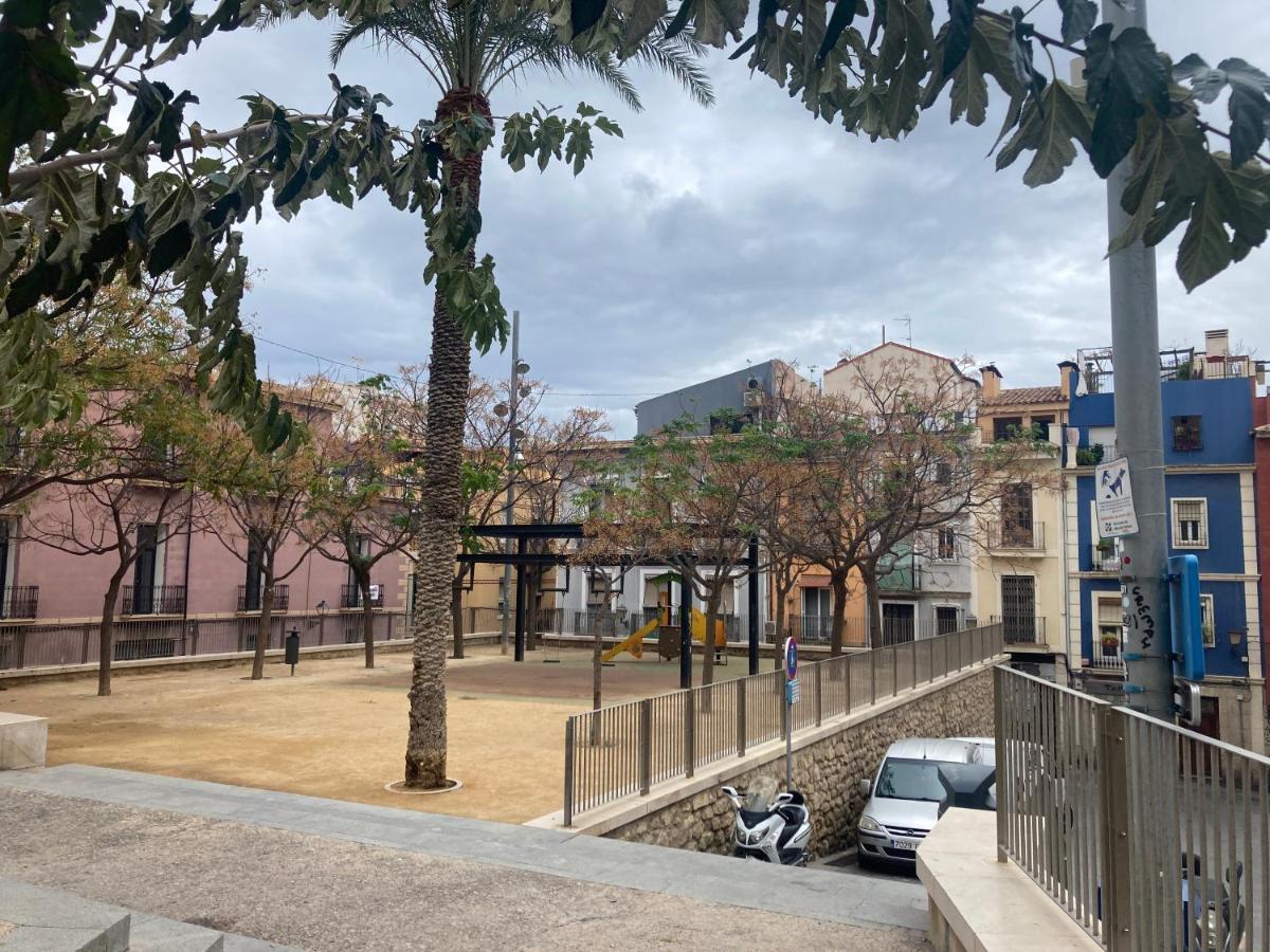 Private Terrace-Romantic-Sea, Castle Views-Central Alicante Luaran gambar